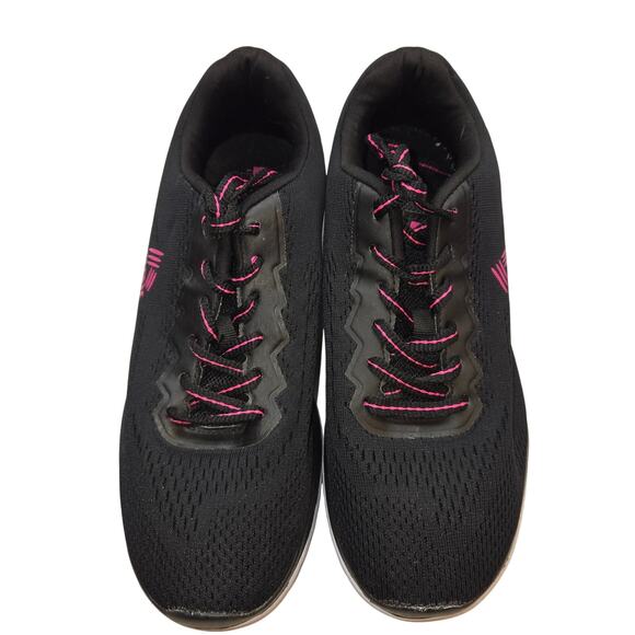 RBX Women's Tennis Shoe 8.5 8 1/2 Black Laces Athletic Lite Sneaker Sports - Picture 1 of 8